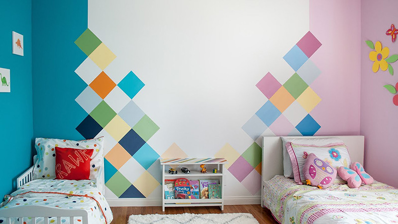 اصول نقاشی اتاق خواب کودک و نکاتی در رابطه با رنگ آمیزی اتاق کودک