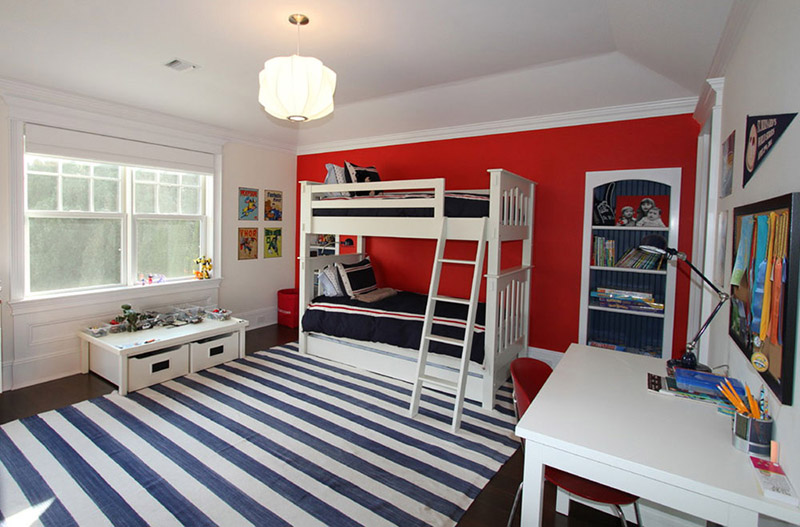اصول نقاشی اتاق خواب کودک | نکات رنگ آمیزی اتاق کودک | اتاق کودک قرمز