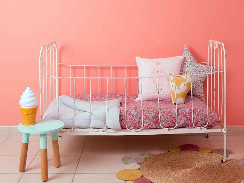اصول نقاشی اتاق خواب کودک | نکات رنگ آمیزی اتاق کودک | اتاق کودک صورتی