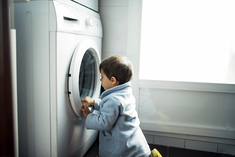 نچرخیدن دیگ ماشین لباسشویی به علت مشکل قفل درب