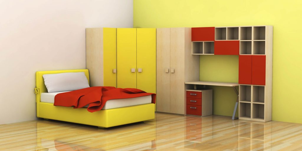 رنگ زرد برای اتاق کودک