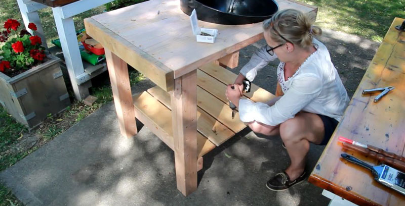 ساخت میز چوبی
