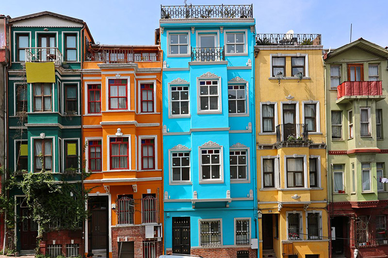 اصول انتخاب رنگ نمای ساختمان بر اساس محیط شهری