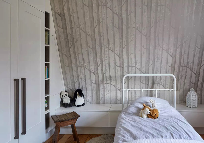 کاغذ دیواری سه بعدی برای اتاق خواب