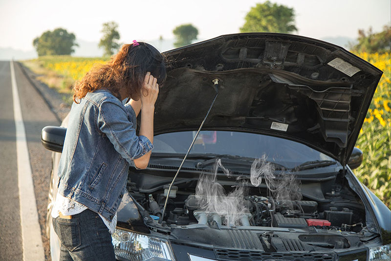 داغ کردن مکرر ماشین یکی از علائم خرابی فشنگی آب است