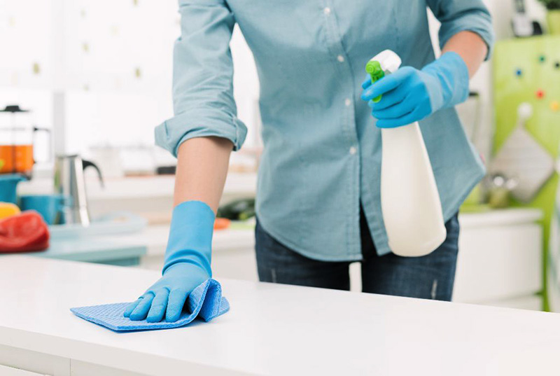 نحوه ضدعفونی کردن سطوح آشپزخانه | پاکسازی و تمیز کردن کانتر آشپرخانه