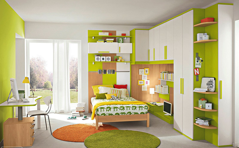 انتخاب بهترین رنگ و طرح کمد دیواری اتاق کودک
