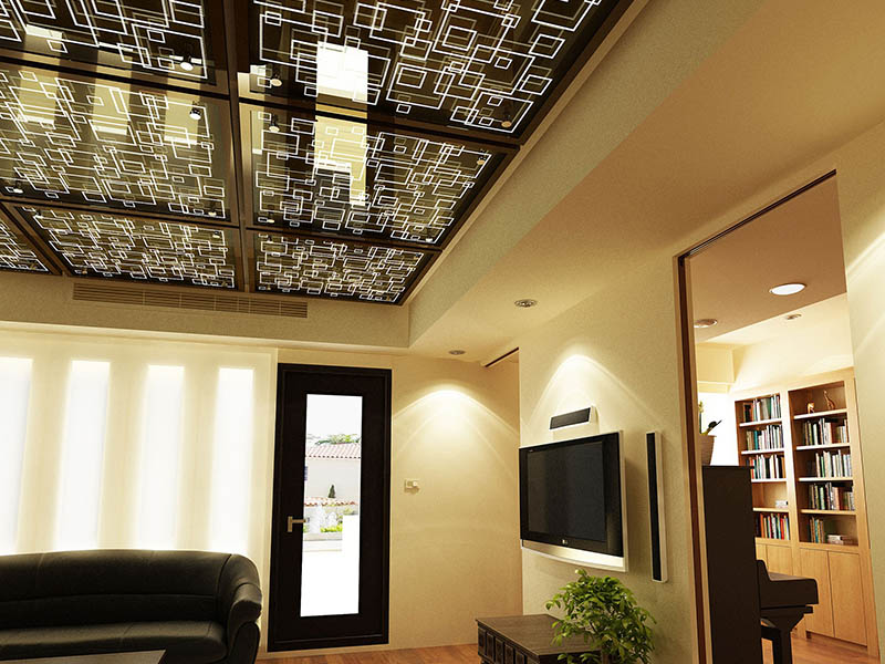 سقف آی گلاس با قابلیت نورپردازی