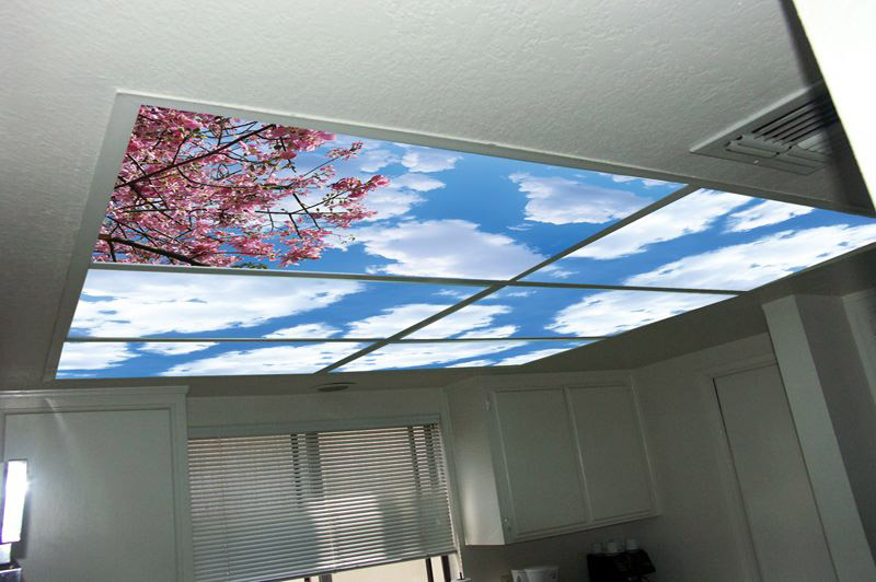 سقف کاذب آسمان مجازی آشپزخانه