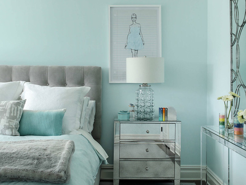 انتخاب بهترین ترکیب رنگ آرامشبخش برای اتاق خواب کوچک خانه